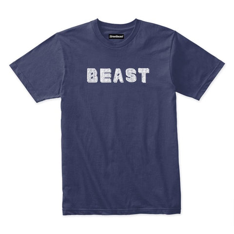 Beast T-shirt Blue