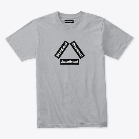 Street Beast Triangle T-shirt Gray